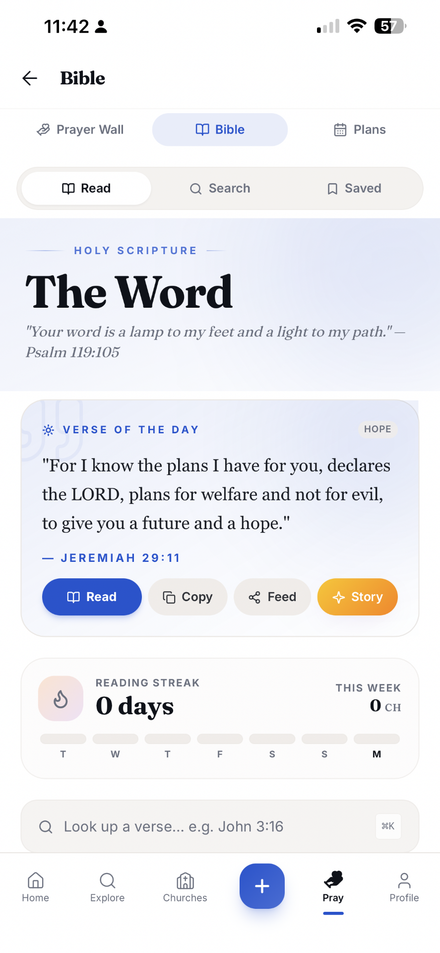 JoinFaithConnect The Word screen